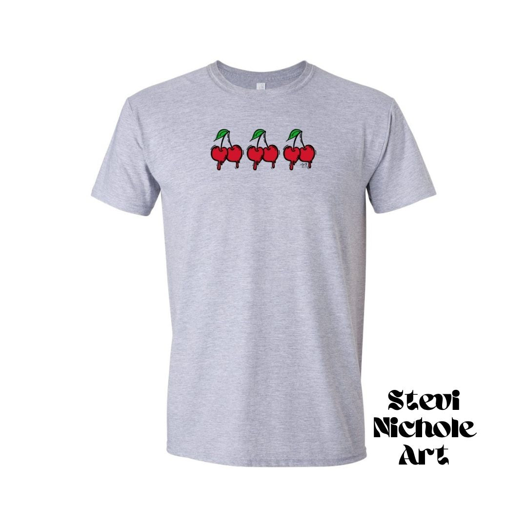 "Boobs x3" Cherry Tee