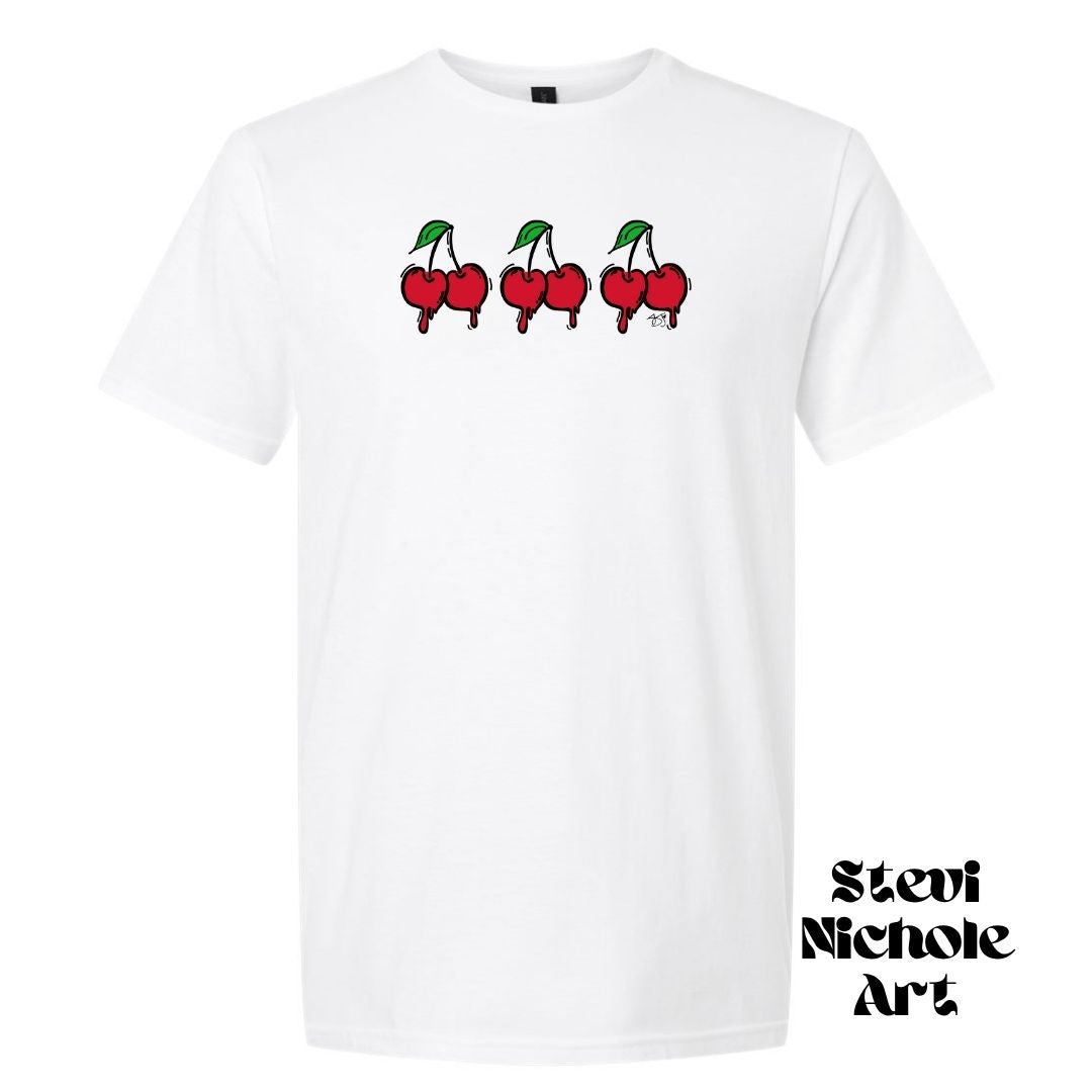"Boobs x3" Cherry Tee
