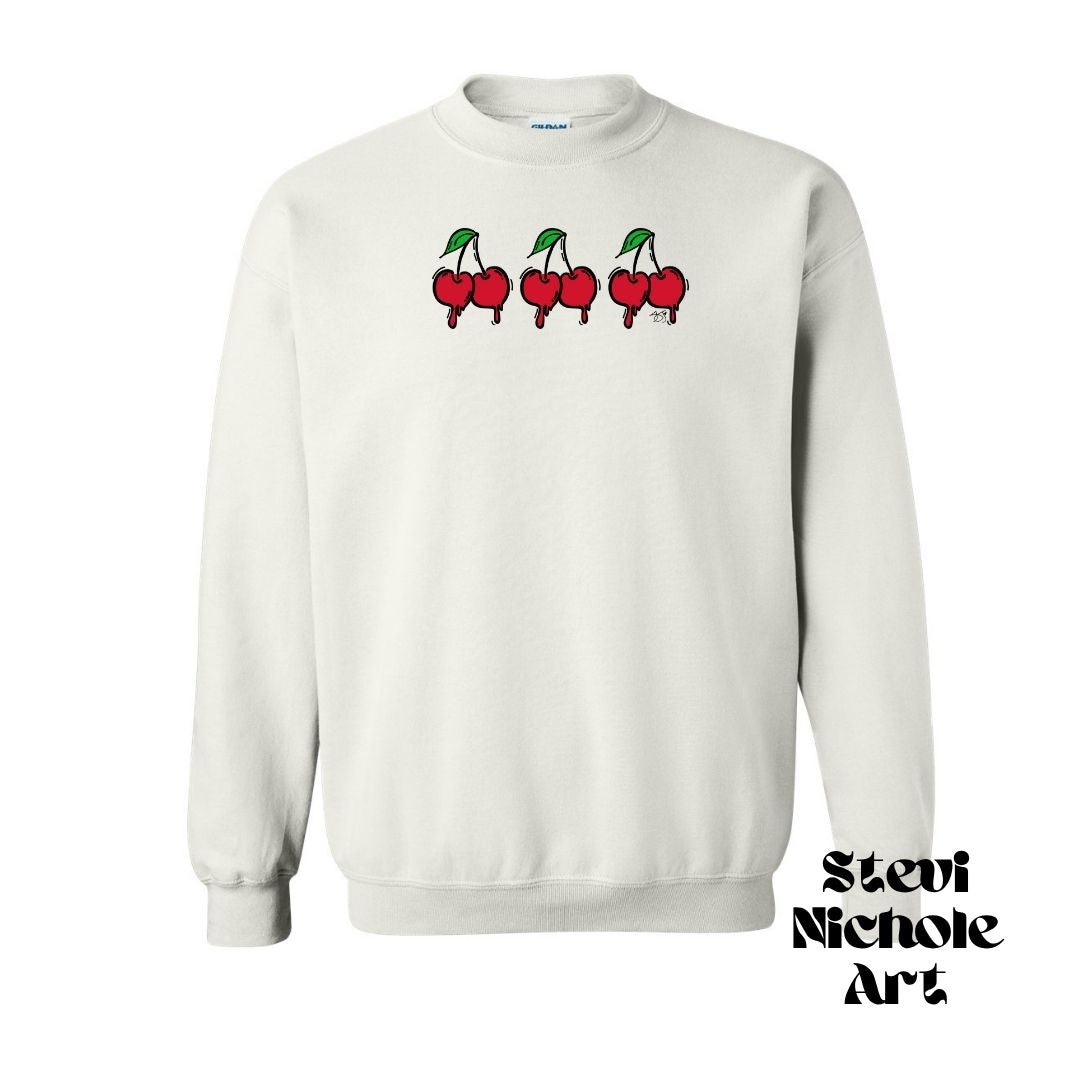 Boobsx3 Cherry Gildan Sweatshirt