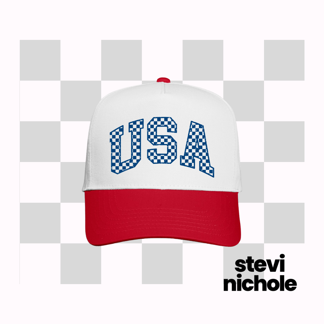 Check Design Hat