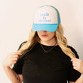 Trucker Cap - White/Baby Blue