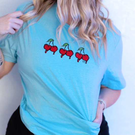 READY TO SHIP-Softstyle 🍒 x3 Tee