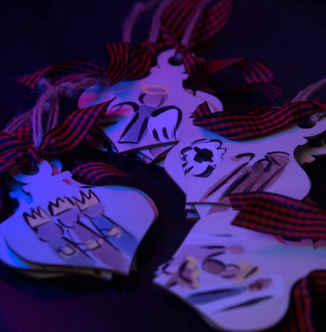 nativity ornament set of 4 -RTS