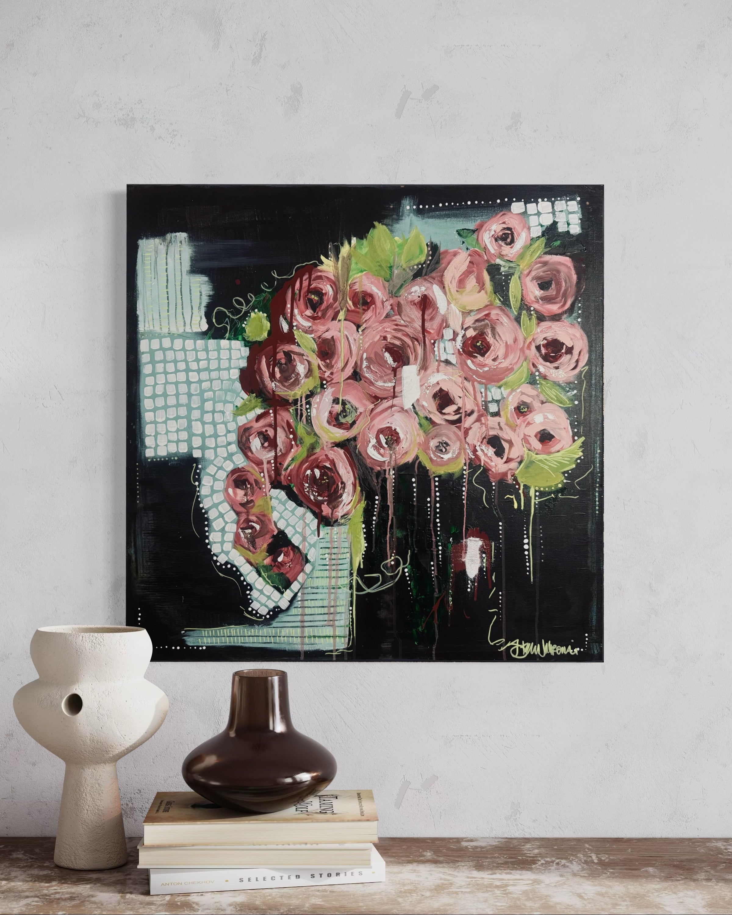 painting the roses red 🥀🖤🐰⏱️