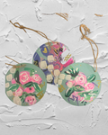 fancy abstract ornament set of 3