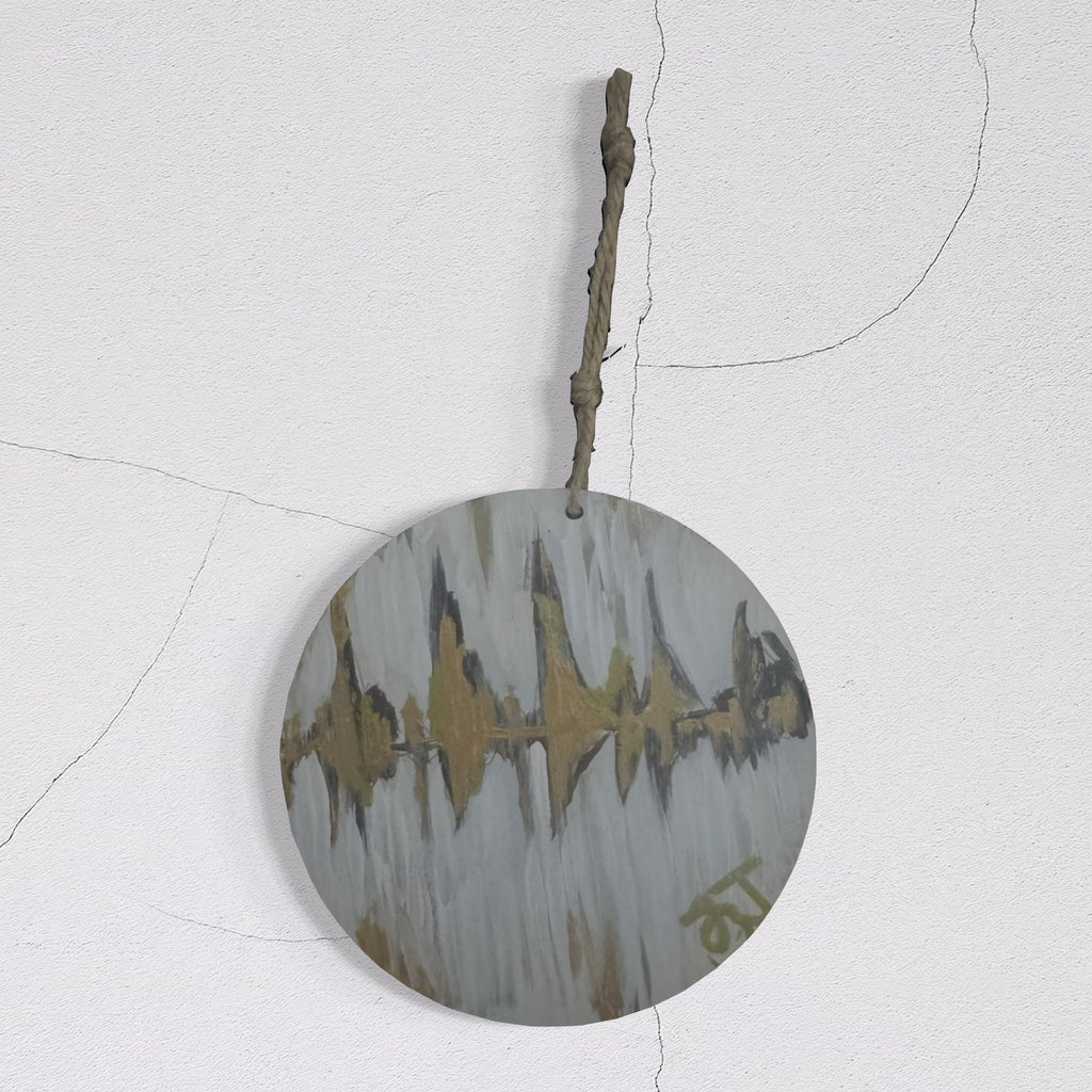 ultrasound, soundwave, heartbeat ornaments