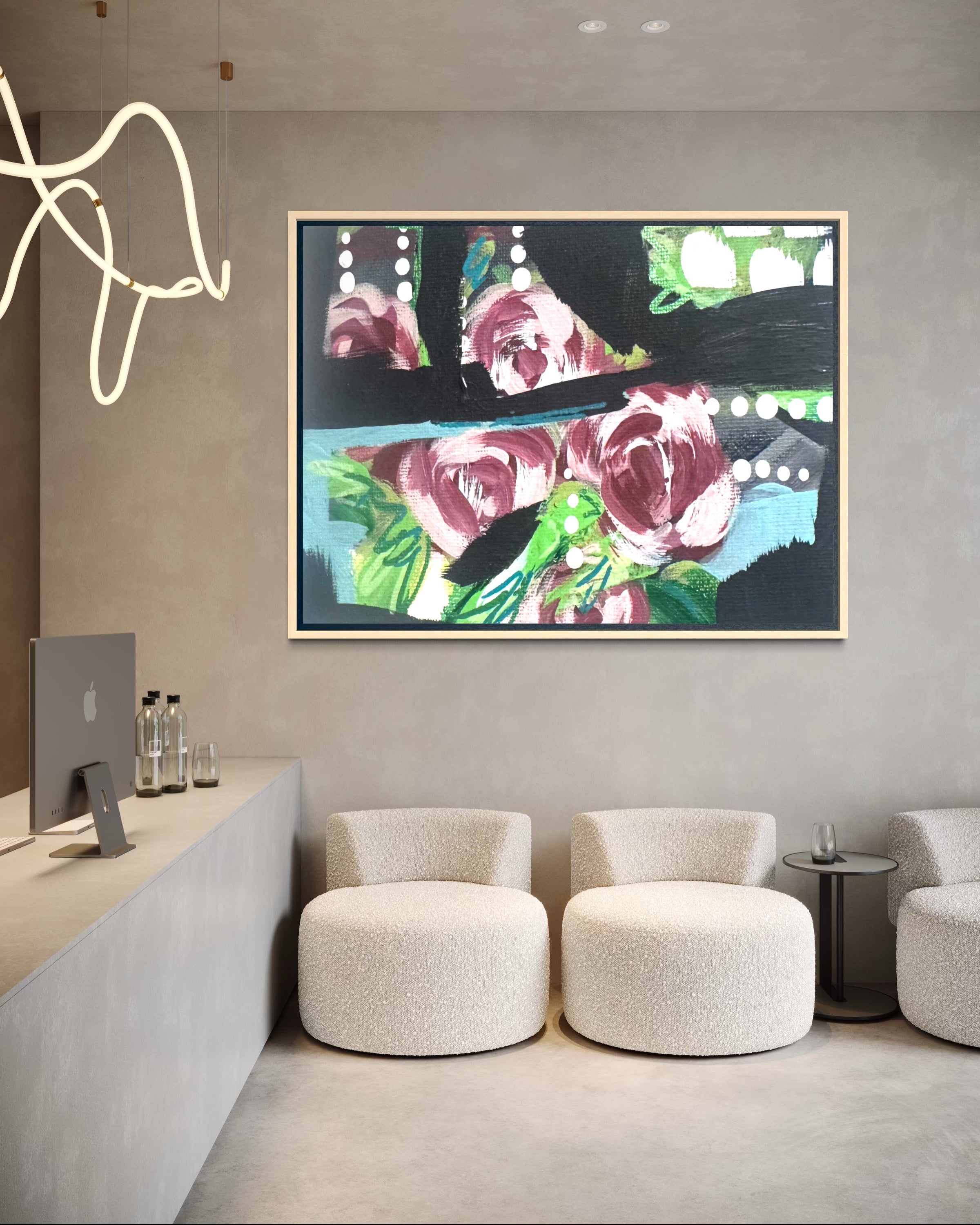 Commissioned Abstract Art – Flowers or Wings