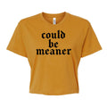 Could Be Meaner Crop Top- Antique Gold