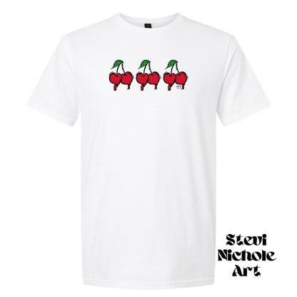"Boobs x3" Cherry Tee