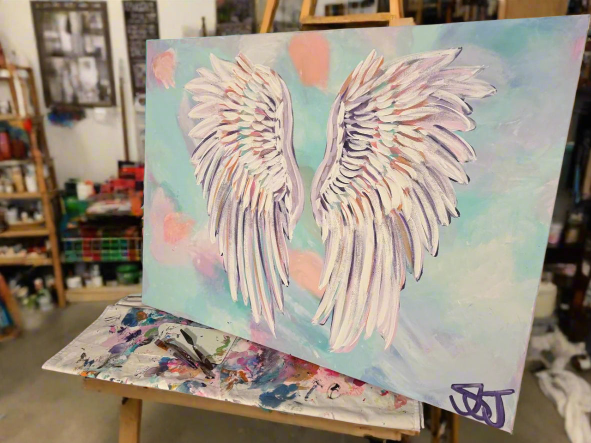 Commissioned Abstract Art – Flowers or Wings